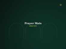 Prayer mats and rugs